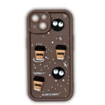iPhone 14 Coffee Case - 3D Coffee Silicon Case