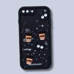 iPhone 8 Plus Coffee Case - 3D Coffee Silicon Case